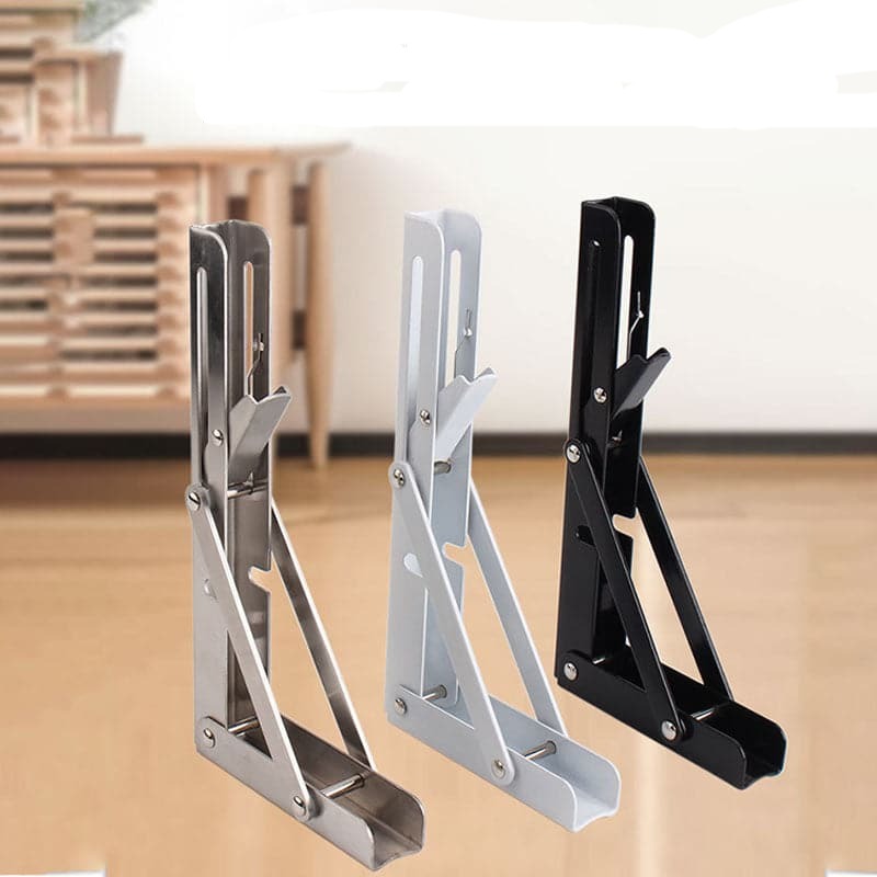 EasyFold – Foldable stainless steel shelf bracket