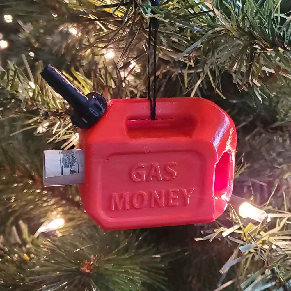 Christmas tree ornament money hideaway – plastic Christmas ornament