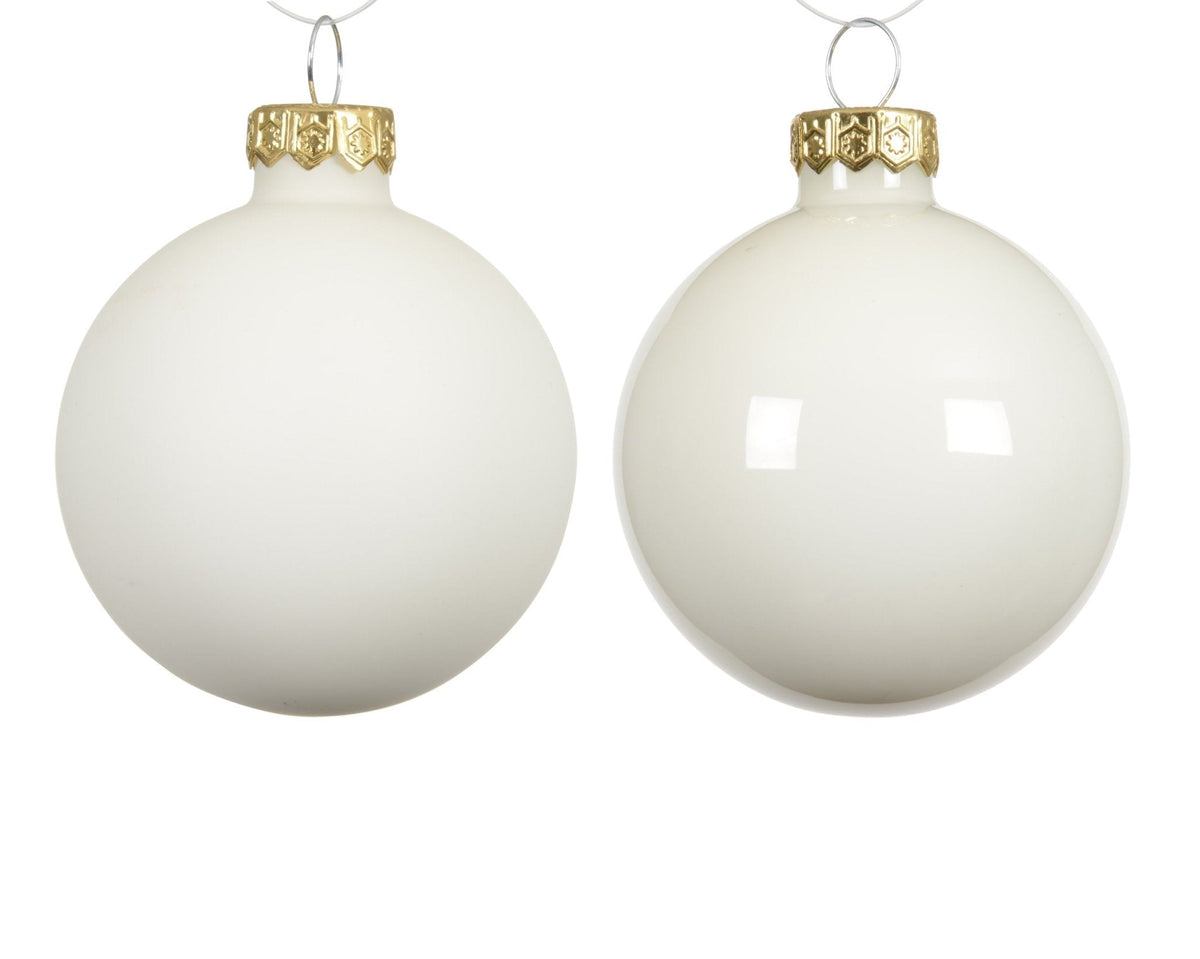Wool White Christmas Baubles Value Pack – 3 Sizes