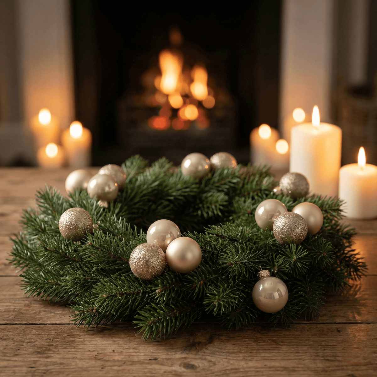 Pearl Christmas Baubles Value Set – 3 Sizes
