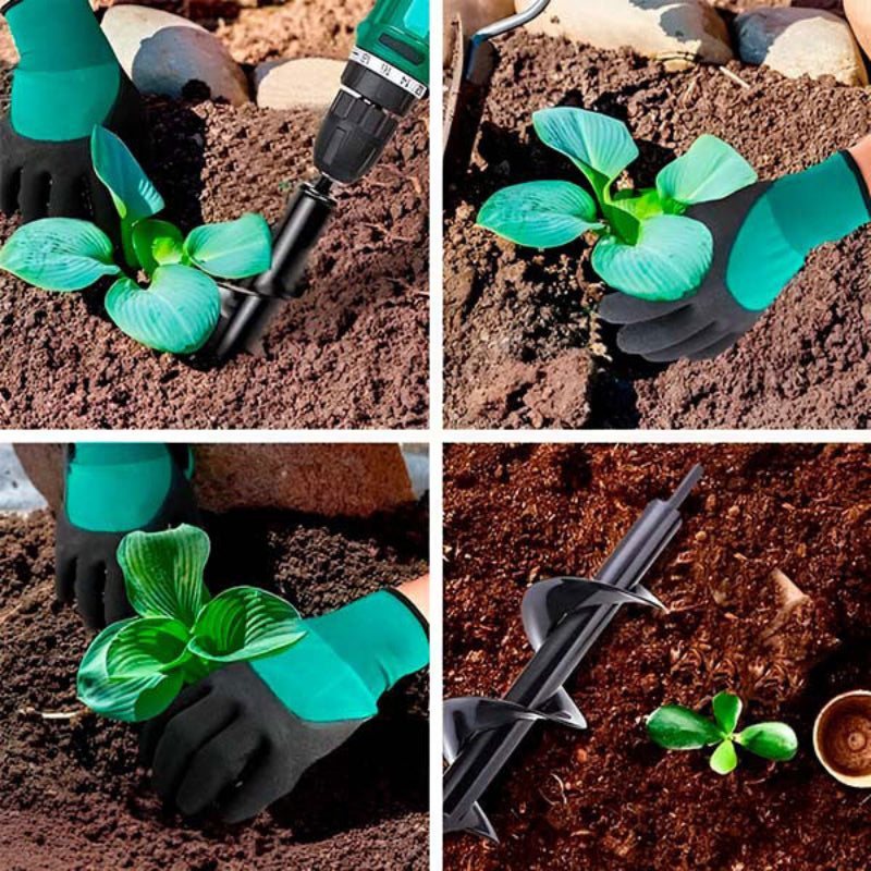 GardenAuger – Drill attachment for planting holes, garden auger