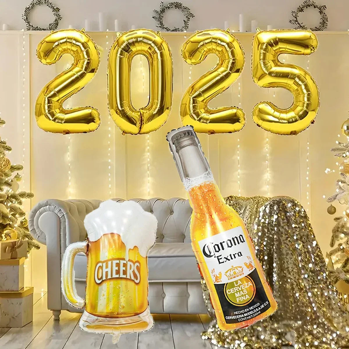 Oktoberfest bottle balloons beer & whiskey, party decorations 4 variants