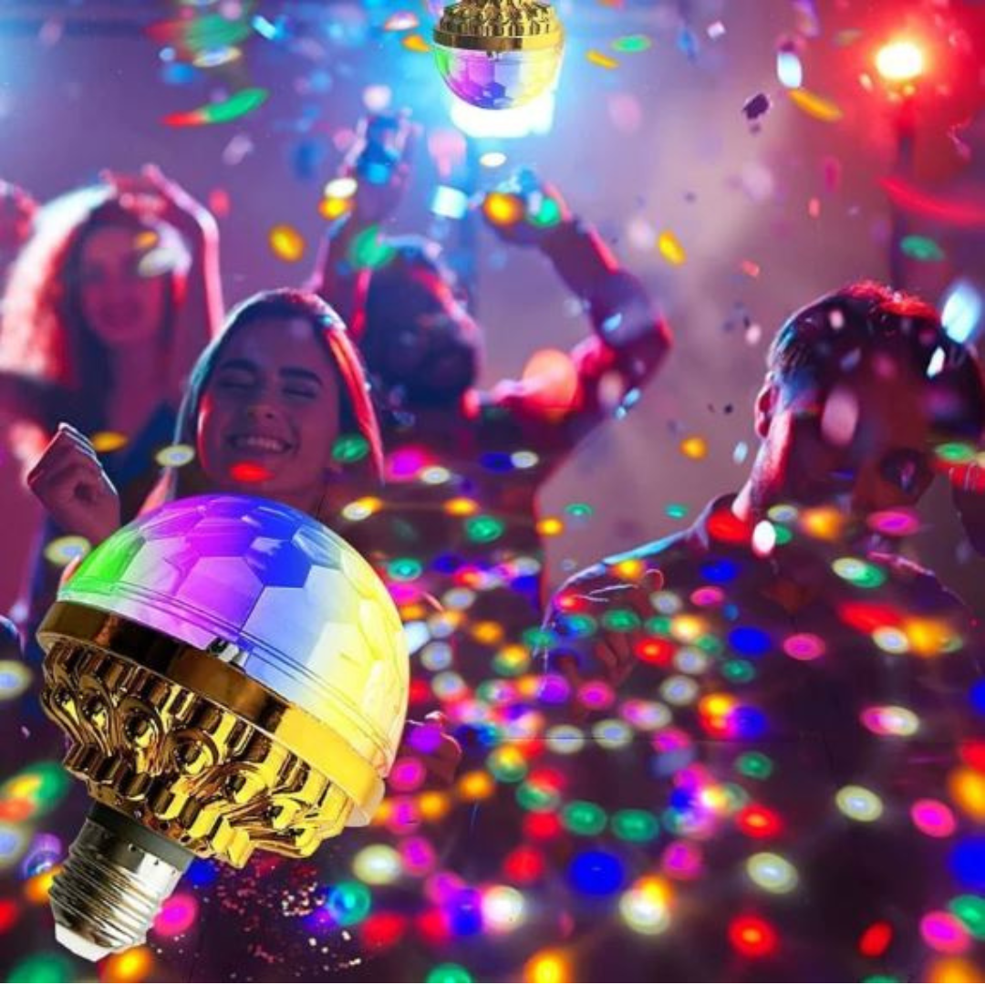 LED Disco Ball – Rotating Party Light, Set of 2