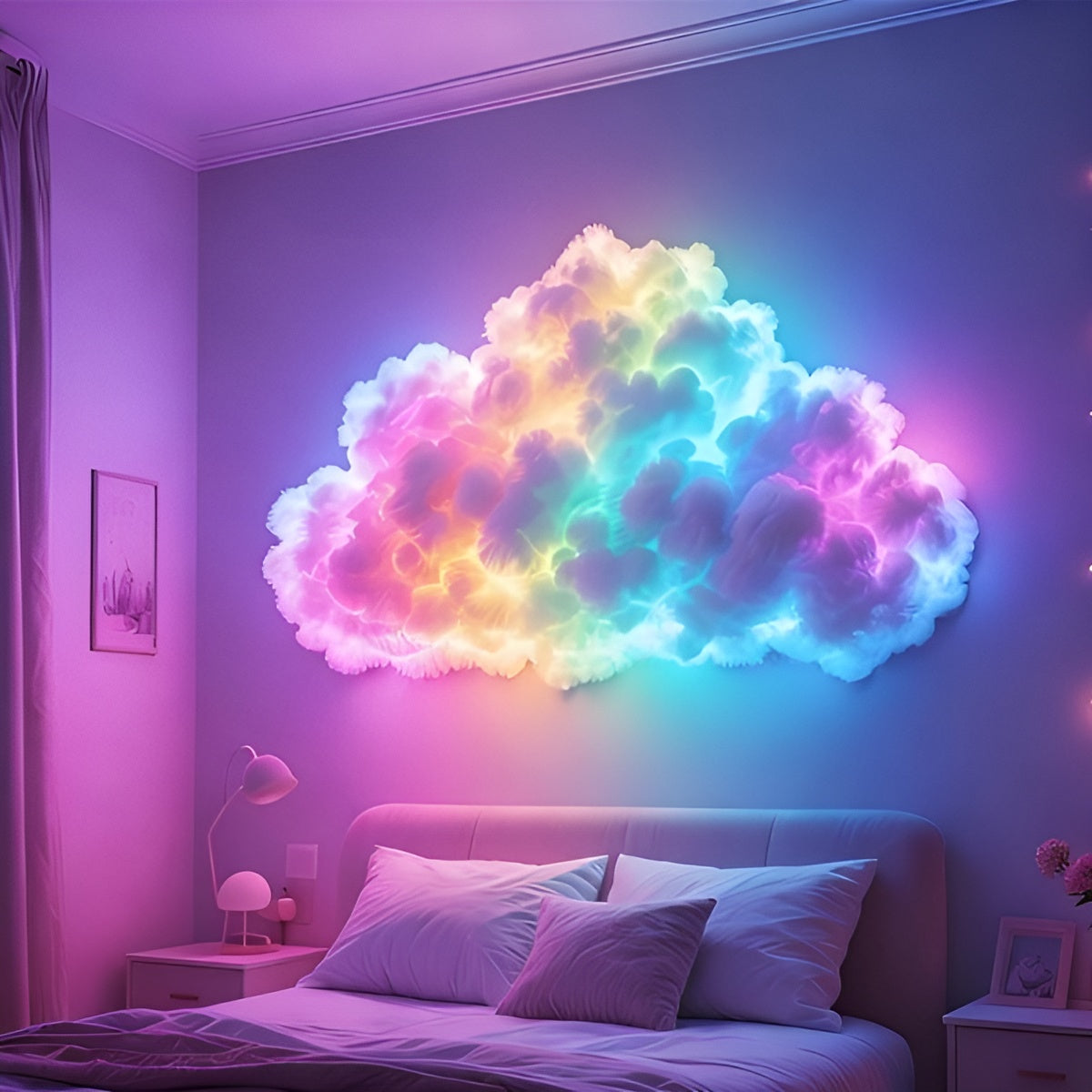 CloudLight Multicolor LED String Lights, Ambient Lighting USB