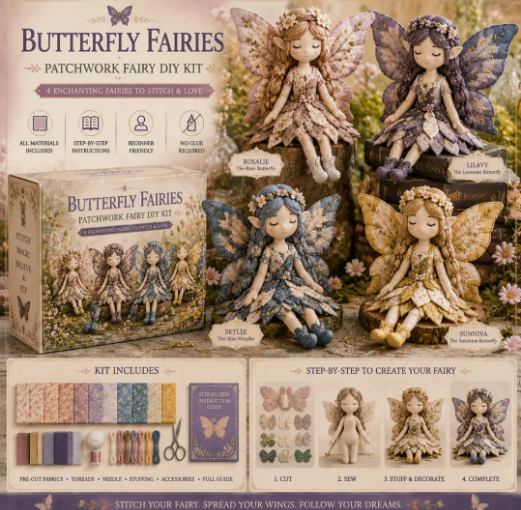 Kletshuts PatchworkFairy Design 6