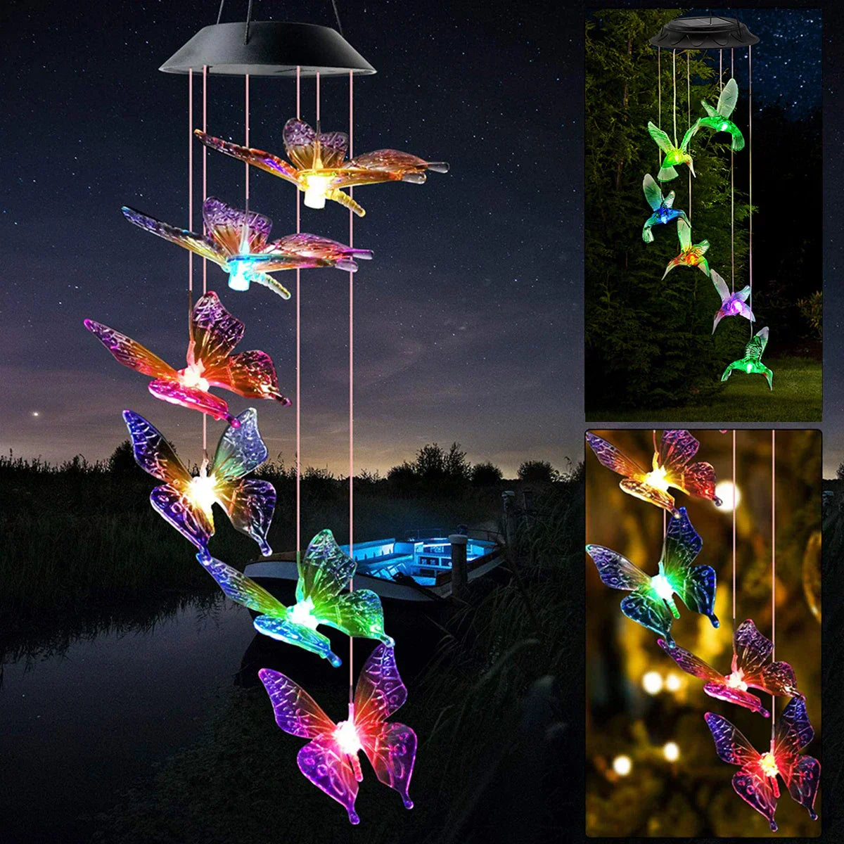 GardenLights – Solar-powered hanging garden lights