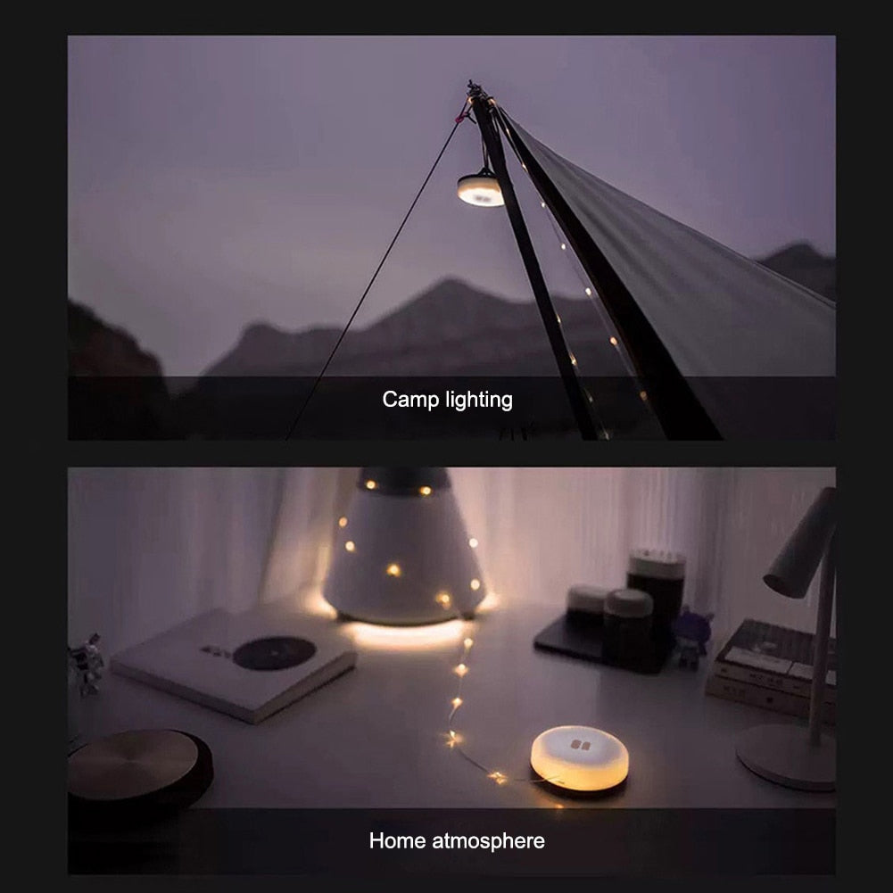 Portable LED String Lights Waterproof – Rechargeable