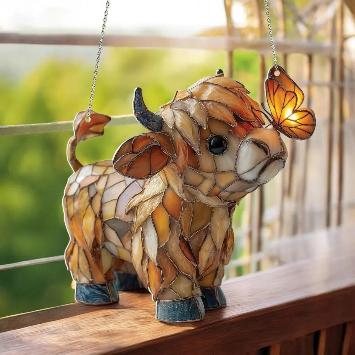 WindowSuncatcher Design Hochlandrind