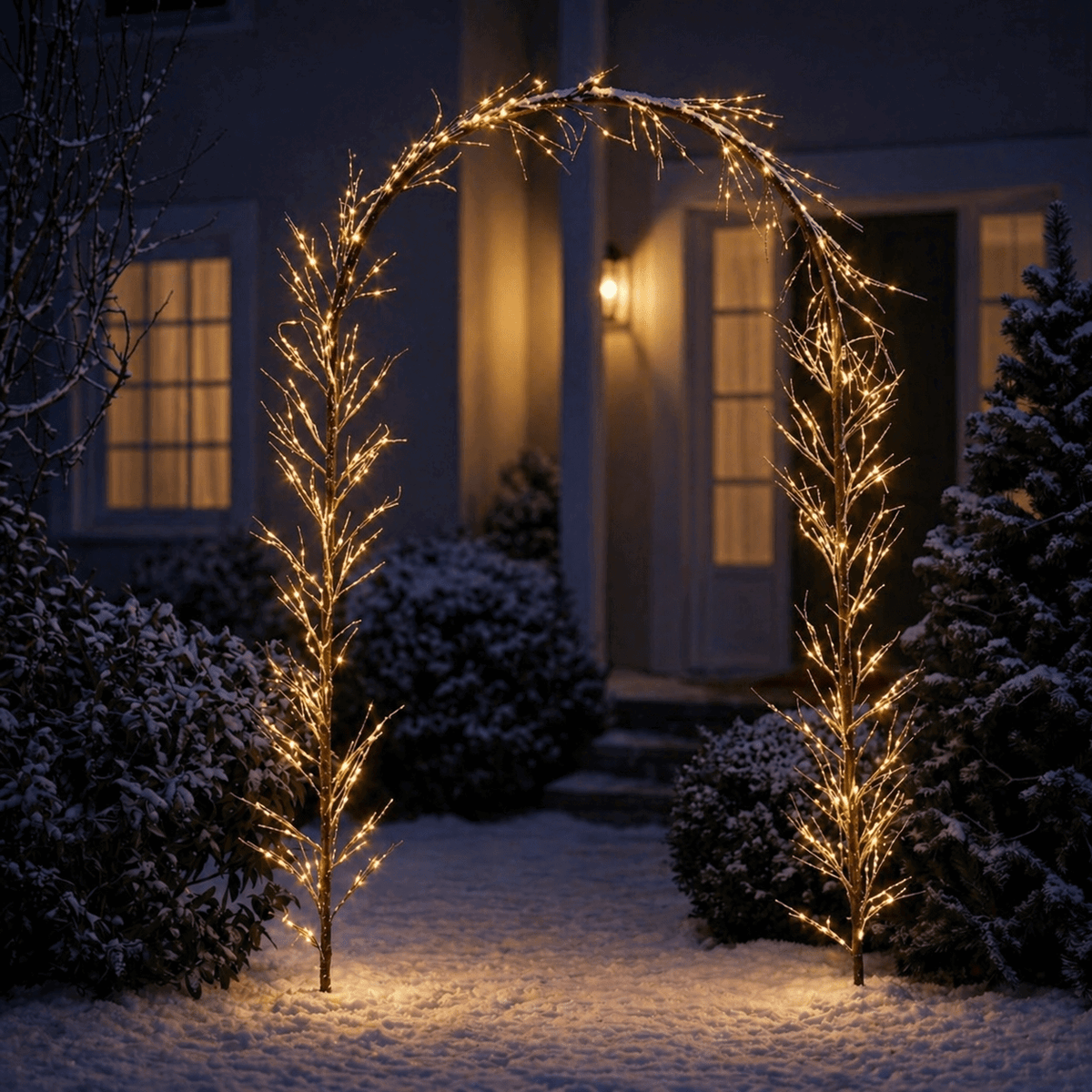 LED Arch "Entrance to Christmas Land" – Christmas decoration 230 cm