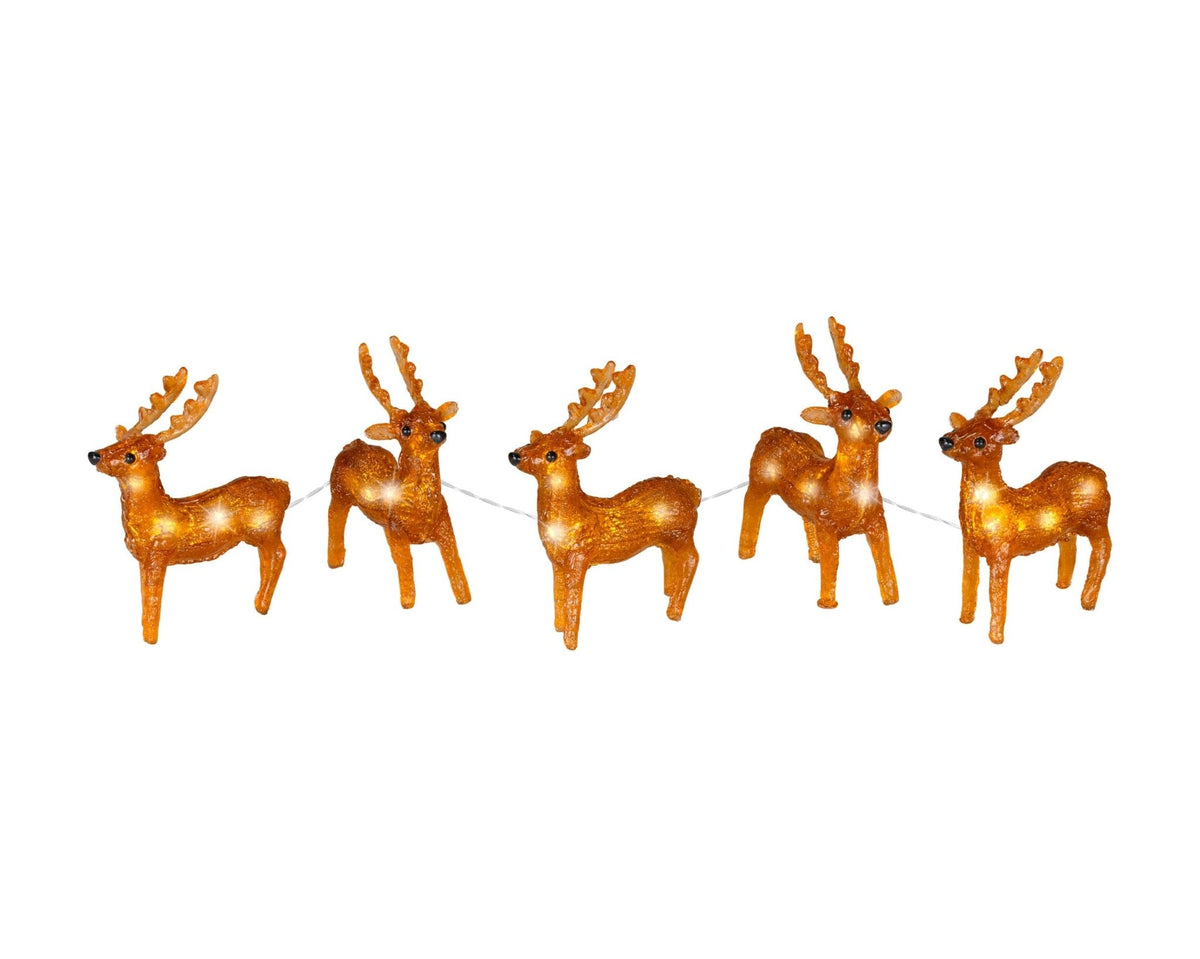 "Reindeer" LED light chain outdoor – Christmas decoration