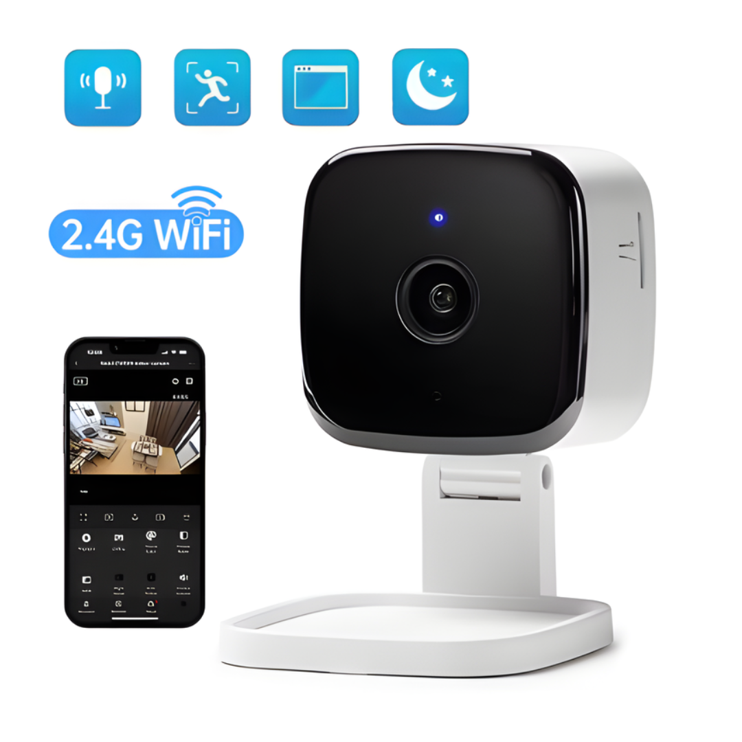 SecurityCamera – 2.4G WiFi Surveillance Camera with 360° Rotation
