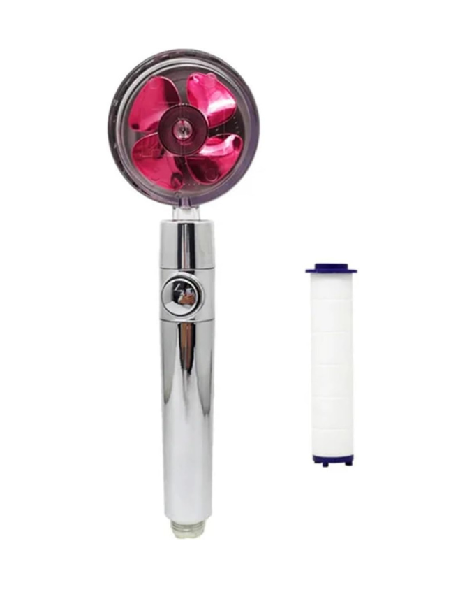 SpinShower 360-Degree Rotating High-Pressure Shower Head