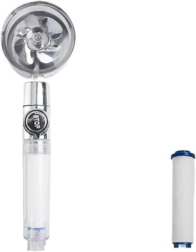 SpinShower 360-Degree Rotating High-Pressure Shower Head