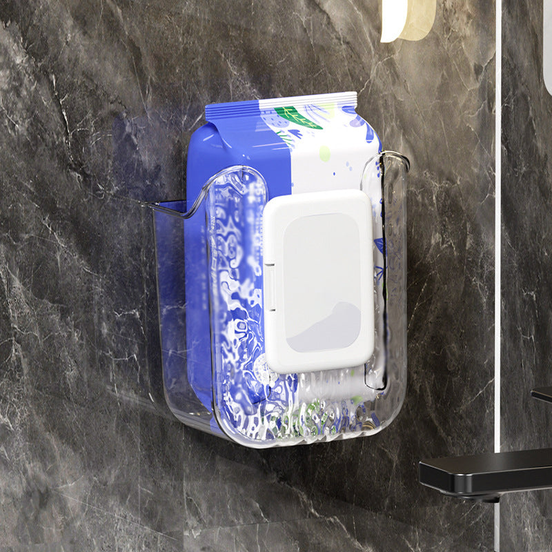 TissueStorage Wall-Mounted Paper Roll Holder No Drilling