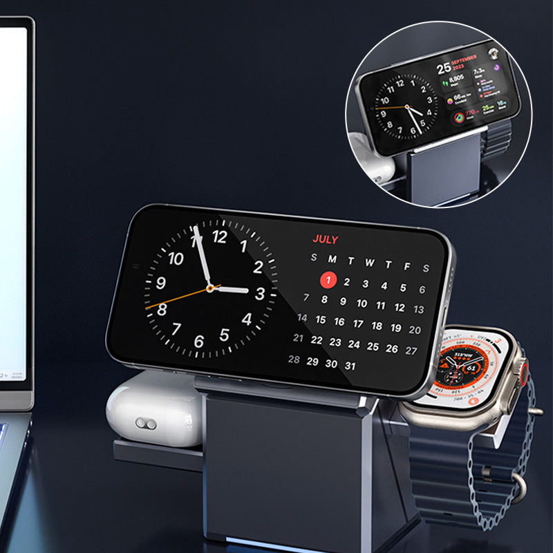 ChargingDock – 3-in-1 Magnetic Charging Dock with Stand