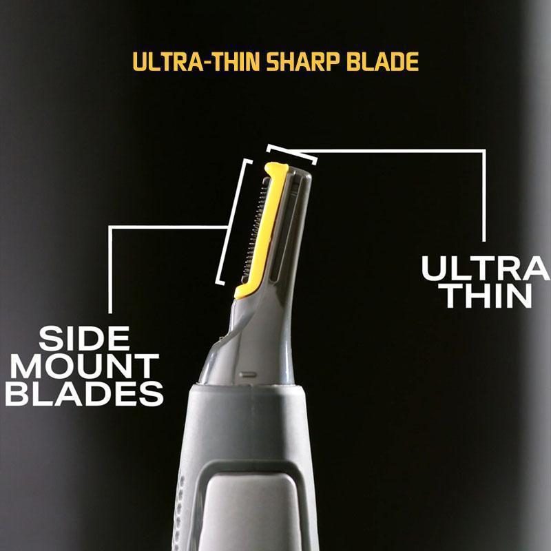 Multi-trimmer precision trimmer for ears and nose, ultra-slim 2-piece set