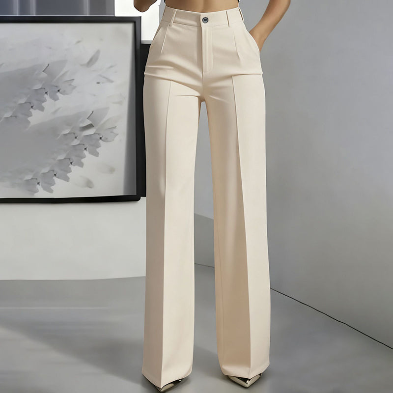 Suit Trousers Women's High-Waisted, Comfortable Fit