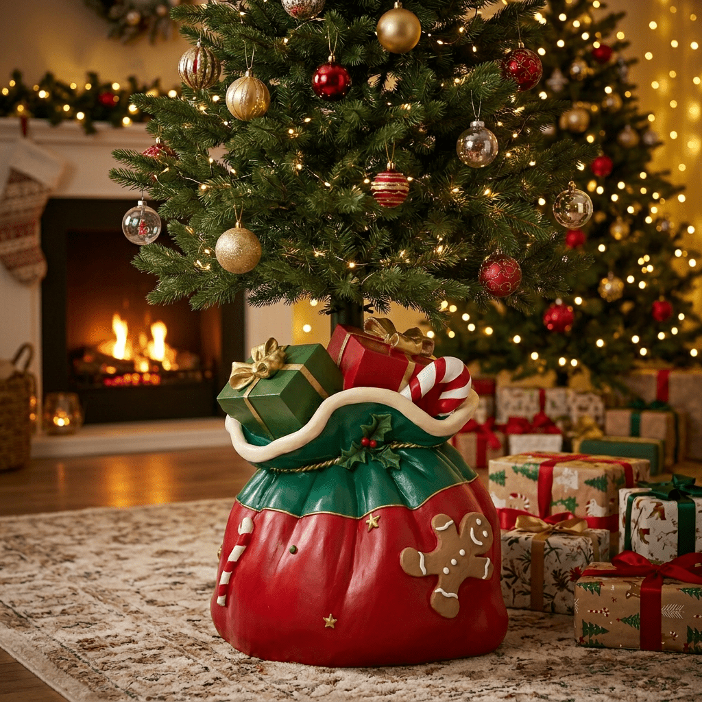 "Gift Sack" Christmas Tree Stand – Christmas Decoration 38x42x47 cm