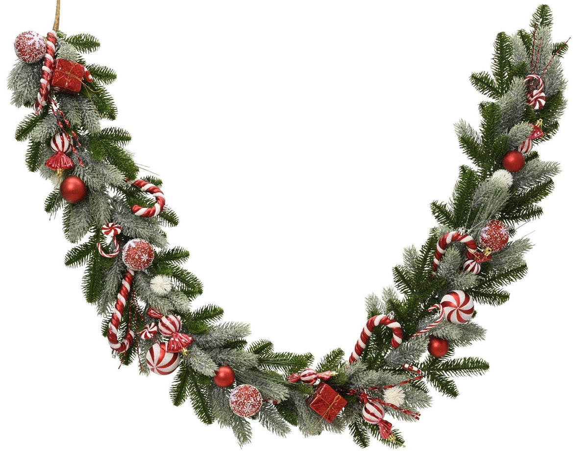 "Sweet Candys" fir garland – indoor 180 cm