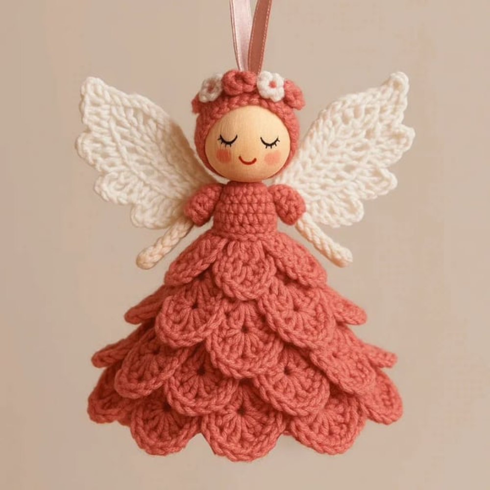 CrochetOrnament, Farbe Rot