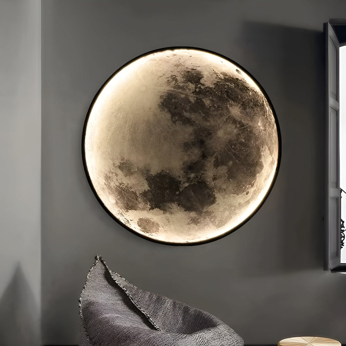 GlowingMoon 3D Moon Lamp With Soft LED Light