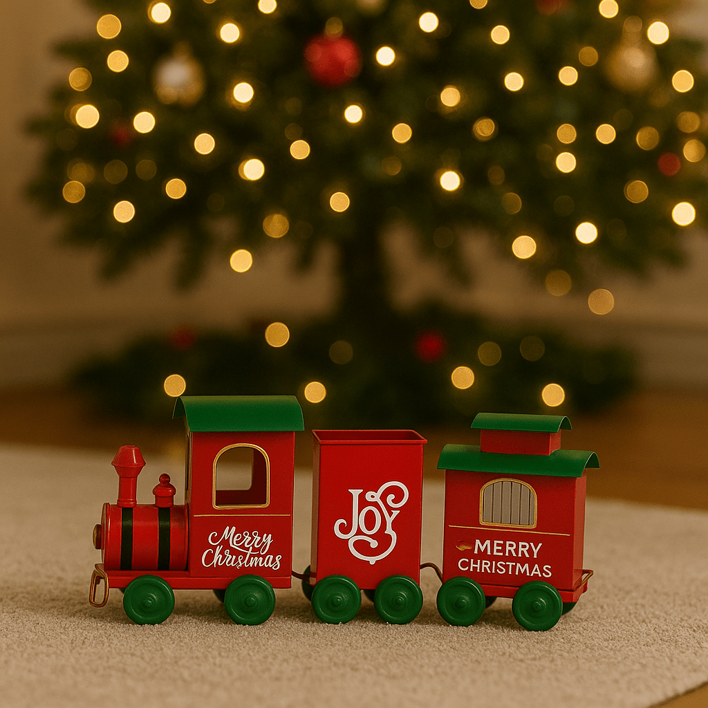 Nostalgic Christmas train "X-Mas Train" – 55 cm